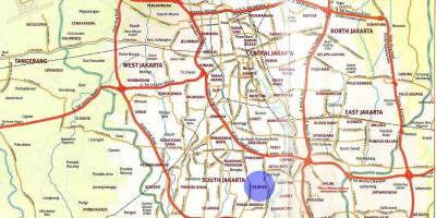 नक्शे के kemang Jakarta