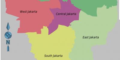 इंडोनेशिया की राजधानी का नक्शा