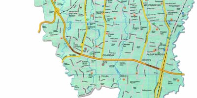 नक्शे के जकार्ता selatan