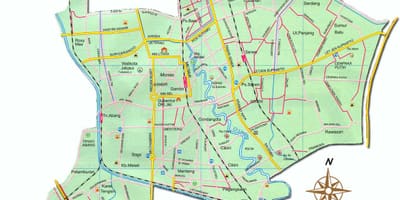 नक्शे के Jakarta pusat