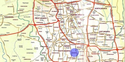 नक्शे के kemang Jakarta